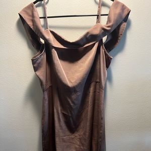 Mauve Cold Shoulder Dress